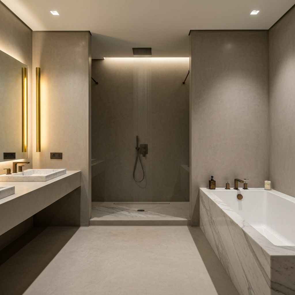 Designing a Luxury Bathroom with Microcement: A Complete Guide